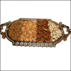 "Dryfruit Thali - code01  - Express Delivery - Click here to View more details about this Product